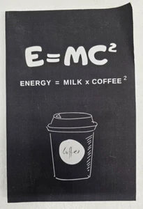 E=MC2 Energy = Milk X Coffee 2 Page Lined 120 Journal-Notebook 6 X 9 - Imagen 1 de 3