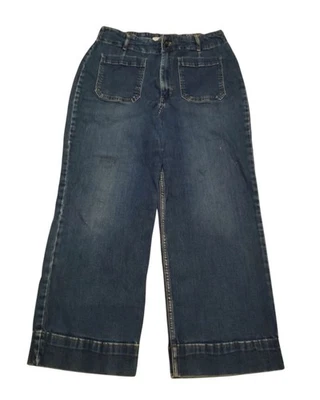 Bagatelle Women's Wide-Leg Jeans Size 31 Dark Blue Denim - Image 1 of 4