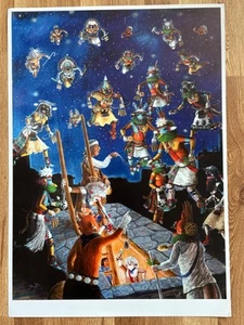 IMPRESIÓN NEIL DAVID SR HOPI "COMIDA DE LAS KACHINAS" 2001 23,5" X 16,5" - Imagen 1 de 4