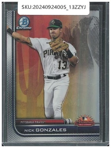 2023 Topps Bowman Nick Gonzales Bowman Scouts Top 100 #AFLS-11 - Picture 1 of 2