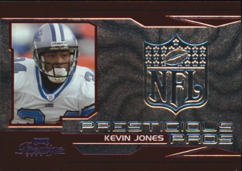2007 Playoff Prestige Prestigious Pros Red #5 Kevin Jones /750 - FB - Image 1 of 1