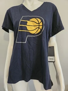 OTS Indiana Pacers Rival V Neck T-shirt Womens Size XL - Picture 1 of 7