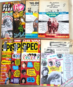 8 teen mags Spec, Song Hits, Hit Parader +Flip 1960's detailed below - Picture 1 of 7