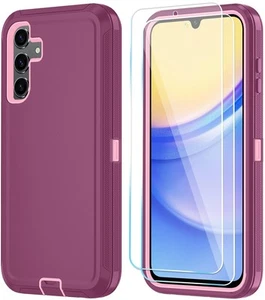 Funda Para Samsung Galaxy A55 5G Estuche Carcasa Case Con Protector De Pantalla - Picture 1 of 7
