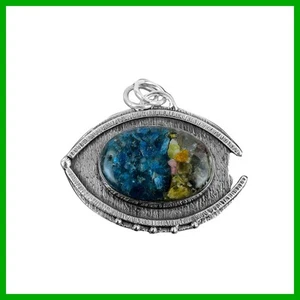 Natürliche Kupfer Wassermelone Turmalin Handarbeit Anhänger Schmuck Sterlingsilber - Bild 1 von 7