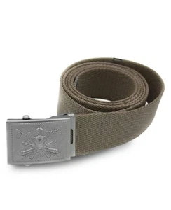 Militärgürtel mit Schnalle Italienische Armee Original Farbe Khaki Softair - Bild 1 von 4