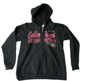 Golden Nugget Las Vegas Let it ride jacket Full Zip M Black Women’s Hoodie - Picture 1 of 3
