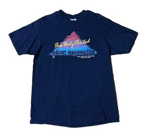 Vintage Mt Washington New Hampshire T Shirt Size XL Single Stitch Made in USA - Picture 1 of 5