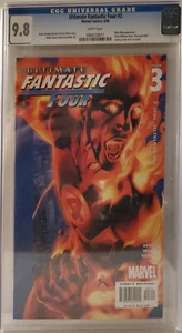 Ultimate Fantastic Four #3 CGC 9.8 Discovery Kids trading card insert intact - Picture 1 of 2
