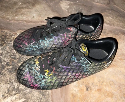 Vizari Youth Zodiac FG Soccer Cleat, Black Multi US Girls Size 13.5 GUC  - Image 1 of 4