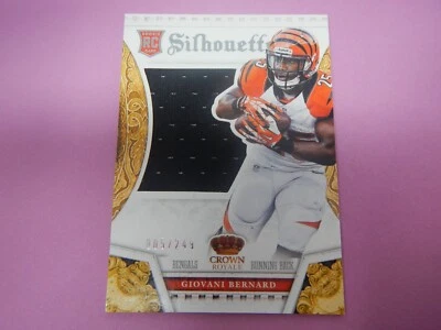 2013 Panini Crown Royale Rookie Silhouettes / 249 Giovani Bernard #12 - Image 1 of 4