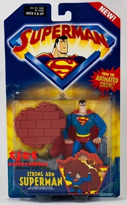 Kenner Superman From Animated Series Strong Arm Superman 2001 New - Image 1 of 4
