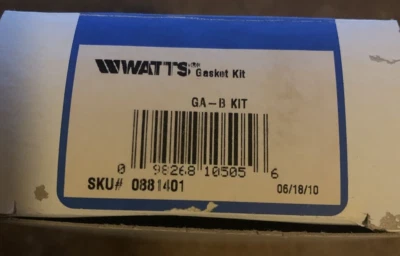 LOTE DE 6 KIT JUNTA VATIOS NUEVOS PARA UNIONES DIELÉCTRICAS PARTE # GA-B ~ 3/4" 0881401 Foto 1 de 2