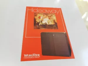 Flyer für Musikbox Jukebox Hideaway von Wurlitzer - Bild 1 von 1