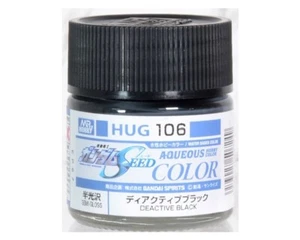 Mr.Hobby Aqueous Gundam Color Desactivar Negro Black Mate (10ml) HUG106 Modelo - Imagen 1 de 5