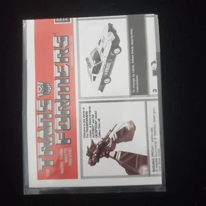 Transformers Commemorative Series 5 Instructions Stickers AUTOBOT PROWL - Picture 1 of 2
