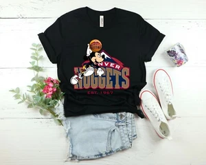 Denver Nuggets Mickey Shirt, Denver Nuggets Logo Shirt, Disney Mickey NBA - Picture 1 of 6