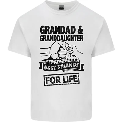 Grandad and Granddaughter Grandparents Day Mens Cotton T-Shirt Tee Top - Image 1 of 4