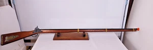 Vtg 52"  wooden TOY Cap Gun Rifle REPLICA by Paris Savannah TN 38372 ORANGE CAP - Picture 1 of 12