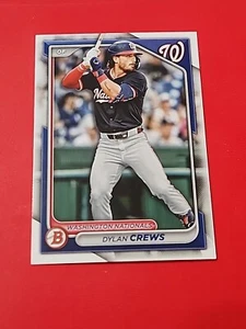 2024 Bowman Draft Paper Base BD-125 Dylan Crews Washington Nationals - Picture 1 of 5