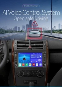 Android12 Car GPS Radio CarPlay 4+64GB for Mercedes-Benz W245 B200 W169 W906 DSP - Picture 1 of 24
