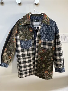 Avec les Filles Patchwork Steppjacke Größe S Neu ohne Etikett - Bild 1 von 9