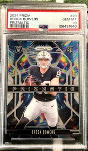 Prizm Prizmatic RC 2024 PSA 10 Brock Bowers #20 - Imagen 1 de 2