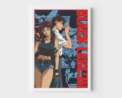 Black Lagoon - Revy and Rock Poster Japanese Anime Manga Print Decor - Image 1 of 4