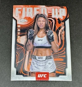 2025 Topps Chrome UFC Mayra Bueno Fired Up #FUP-2 - Picture 1 of 2
