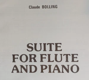 Vintage Solo Piano Suite For Flute Jazz Piano Jean Pierre Rampal Claude Bolling - Imagen 1 de 5
