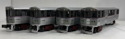 RailKing O Scale 4-Car Modern 3200 SERIES CTA Set Chicago Transit Authority - Image 1 of 4