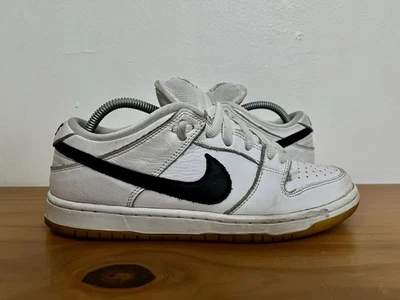 Nike SB Dunk Low Pro черные/белые резинки размер 8 - Изображение 1 из 4