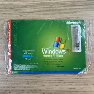CD de reinstalación y clave de producto Dell Microsoft Windows XP Home Edition sellado - Imagen 1 de 5