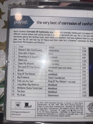 CORROSION OF CONFORMITY - Playlist: The Very Best Of Corrosion Of Conformity - Imagem 1 de 2