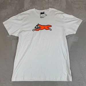 NWT Icecream Running Dog Tee Shirt Mens XL White Lightweight Animal Print - Picture 1 of 6