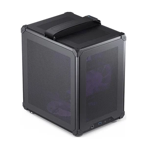 Jonsbo Case Mini Tower C6 Nero per Gaming in Acciaio con Ventole Supportate - Foto 1 di 9