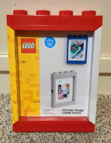 LEGO Red Lego Block 5 x 7 Picture Frame that is Stackable! #4113New & Sealed!