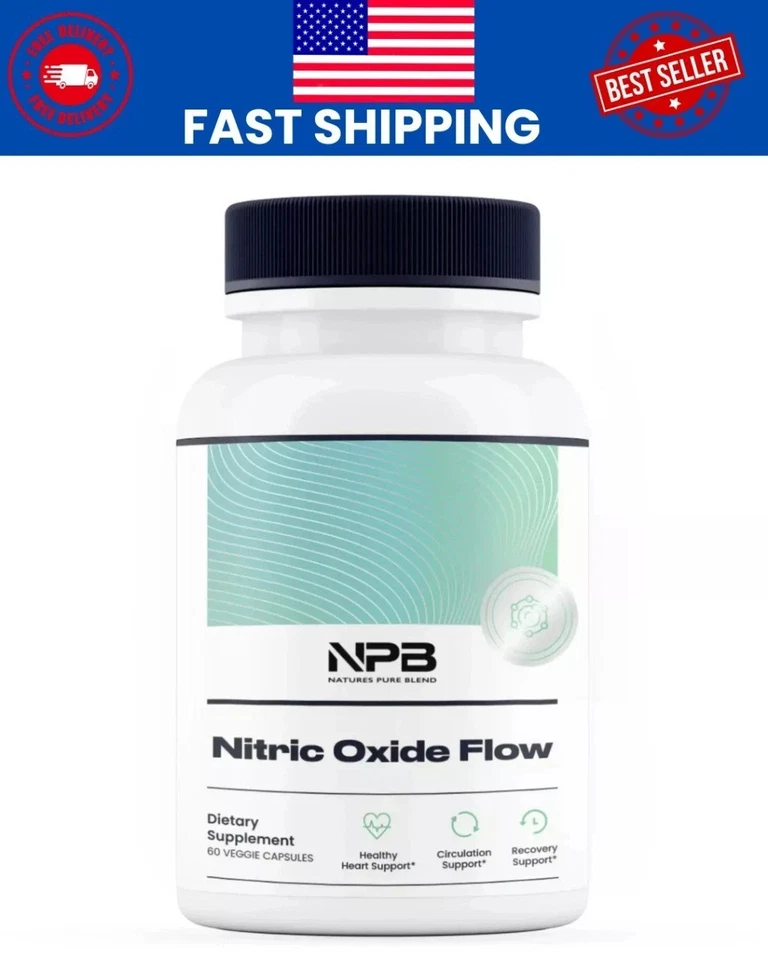 Flujo de óxido nítrico Soporte de presión arterial Mejora la circulación-Natures Pure Blend Foto 1 de 1