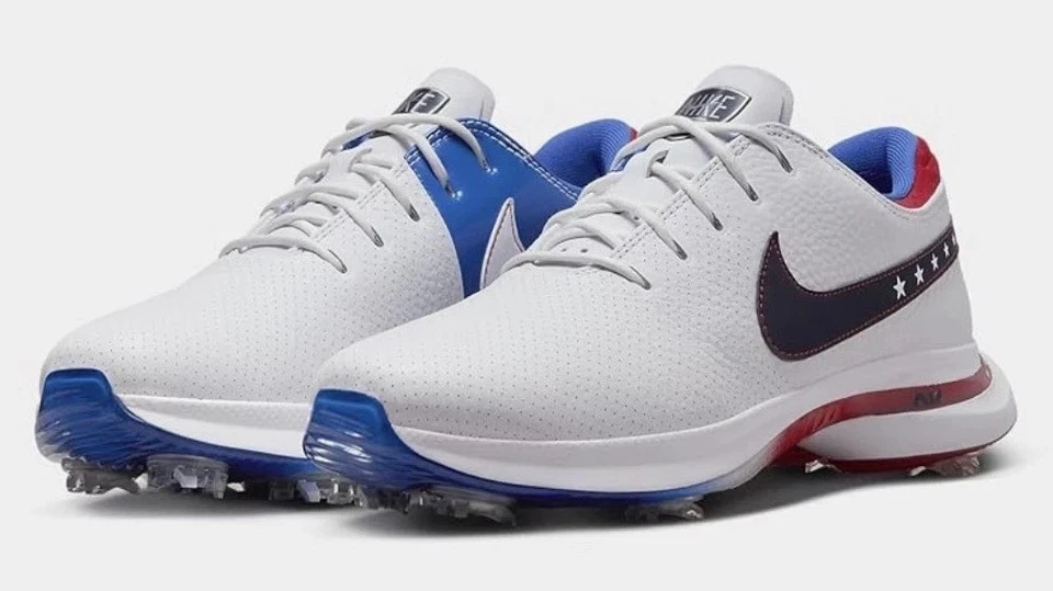 Zapatos de golf Nike Ryder Cup Zoom Air Victory Tour 3 NRG FB8132-100 para hombre talla 10,5 Foto 1 de 4