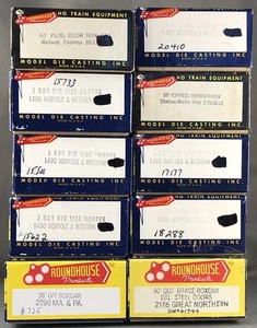 Roundhouse - 10 Empty 7-3/4" & 8-1/4" Boxes (Lot B) - Picture 1 of 3