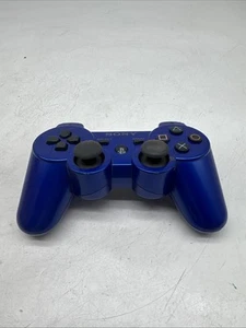 Genuine OEM Sony PlayStation 3 PS3 Blue Azurite DualShock 3 Rare Authentic.   22 - Picture 1 of 4