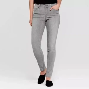 Pantalones de mezclilla ajustados de tiro alto para mujer - hilo universal talla 2 - Imagen 1 de 2