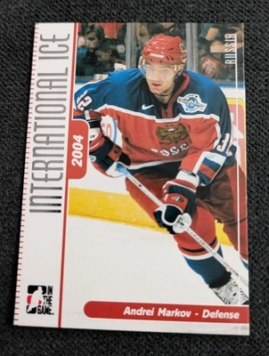 2006-07 In the Game-Used International Ice Signature Series Andrei Markov #159 - Image 1 of 2