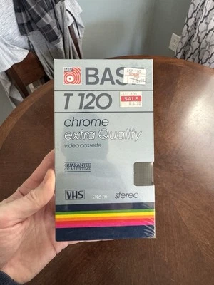 BASF T 120 Video Cassette Sealed New - Image 1 of 3