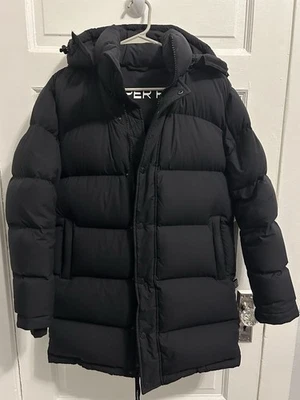 Aritzia Mujer The Super Puff Mid cliMATTe Talla XS Negro Usado en Excelente Condición Foto 1 de 4