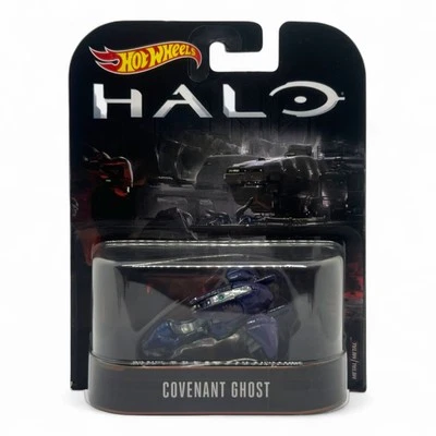 Halo Covenant Ghost Vehicle 2016 Hot Wheels 1:64 Model [DWJ83] - New on Card - Image 1 of 4