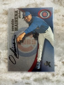 Oswaldo Mairena 2001 EX Auto Autograph Rookie RC #125 #76/2999 Chicago Cubs - Picture 1 of 4