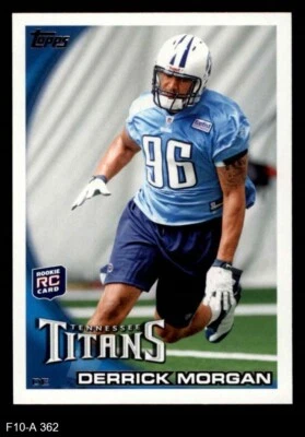 2010 Topps #362 Derrick Morgan Titans RC Georgia Tech 8 - NM/MT - Image 1 of 2