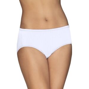 Vanity Fair Women's Hipsters Underwear 100% Cotton True Comfort 5 Pack  5,6,7