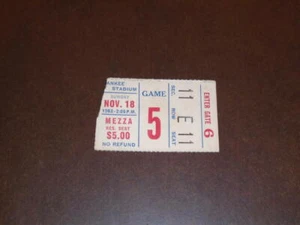 1962 EAGLES AT NEW YORK GIANTS NFL TICKET STUB - Picture 1 of 2